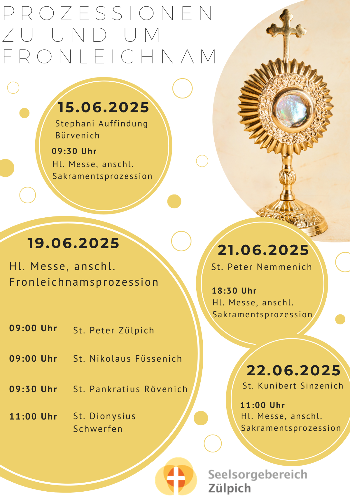 Fronleichnam Plakat