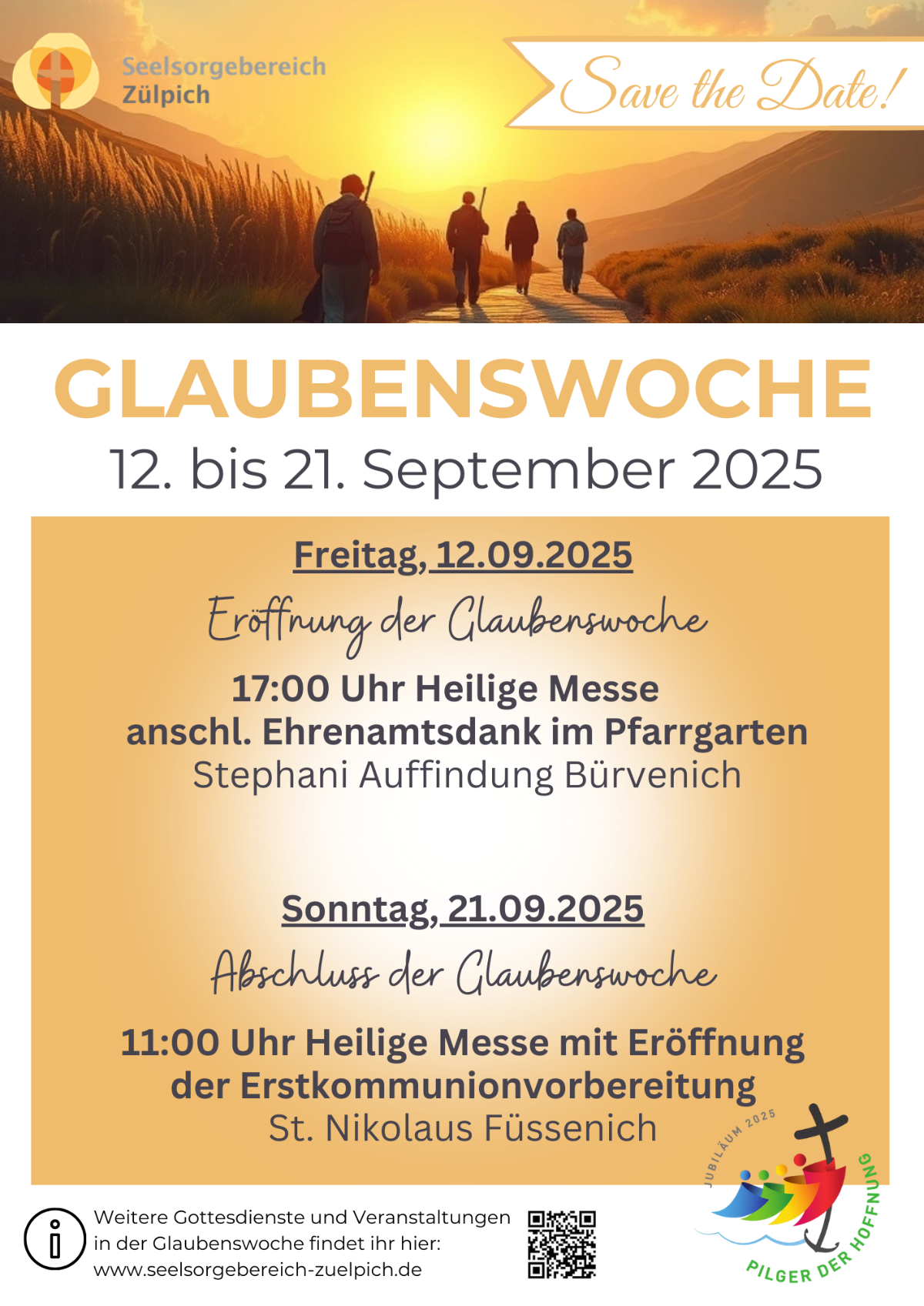 Plakat Glaubenswoche 2026